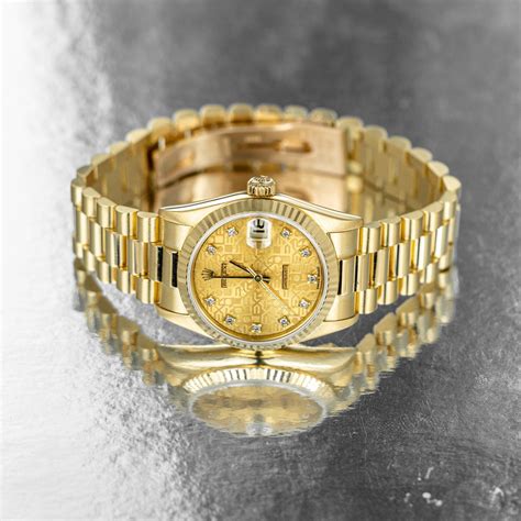 18ct gold rolex